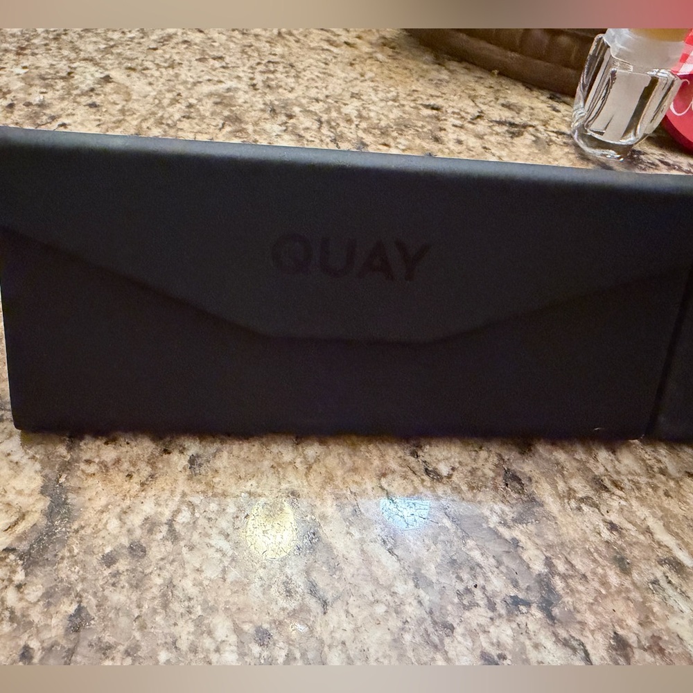 Quay Australia Black Sunglasses Case